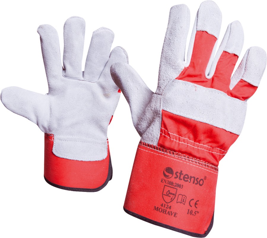 Работни ръкавици от телешка кожа Stenso Mohave - Размер 10.5 (27.5 cm) - 