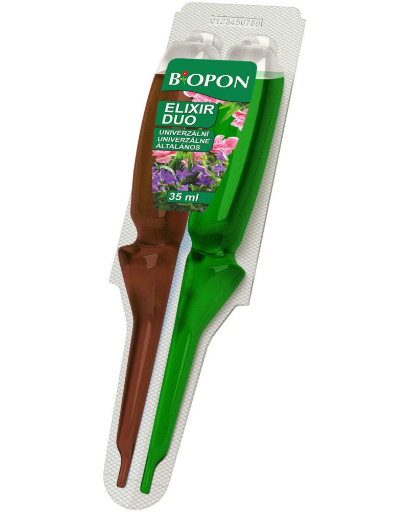 Универсален течен тор за стайни и външни растения Biopon - 35 ml - 