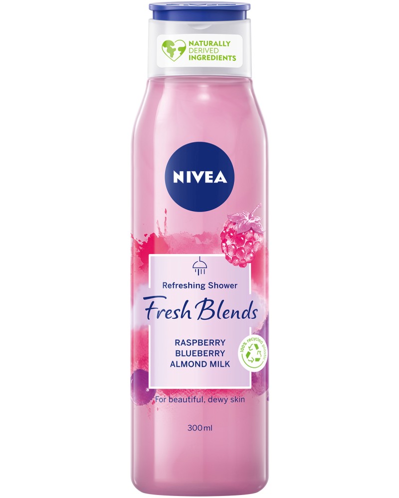 Nivea Fresh Blends Raspberry Shower Gel -    ,     -  