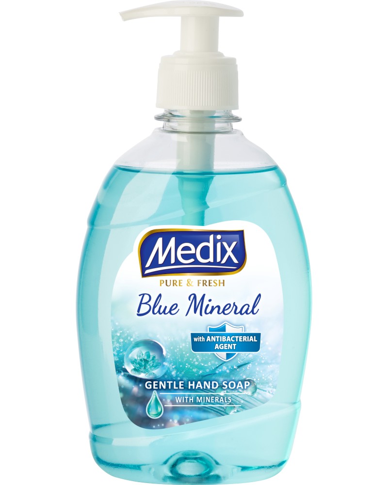 Течен сапун Medix Blue Mineral Течен сапун Medix Blue Mineral - 400 ml - сапун