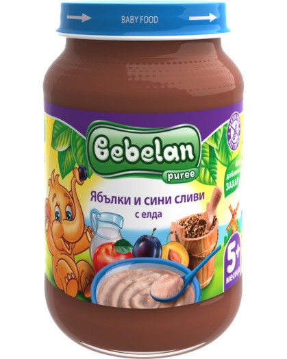          Bebelan Puree - 190 g,  5+  - 