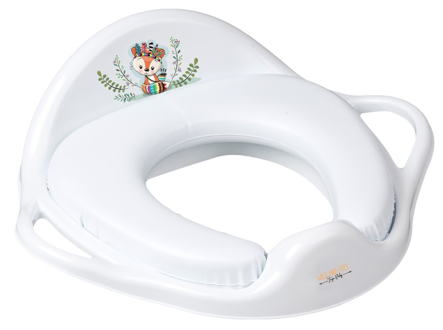 Детска мека седалка за тоалетна с дръжки Tega Baby Little Fox Детска мека седалка за тоалетна с дръжки Tega Baby Little Fox - От серията Wild & Free - продукт