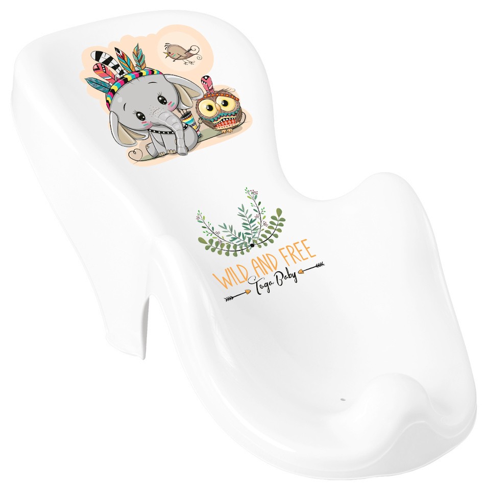 Анатомичен шезлонг за бебешка вана Tega Baby Little Elephant Анатомичен шезлонг за бебешка вана Tega Baby Little Elephant - От серията Wild & Free - продукт