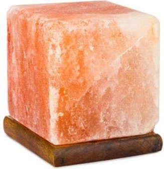 Лампа от хималайска сол тип куб Wagner Life Design Лампа от хималайска сол тип куб Wagner Life Design - С дървена основа и приблизително тегло 2.6 kg от серията Himalaya Salt Dreams -