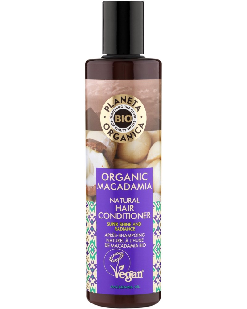 Planeta Organica Natural Hair Conditioner Organic Macadamia -            "Macadamia" - 