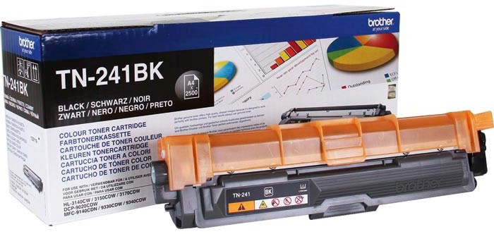 Тонер касета Brother TN-241 Black Тонер касета Brother TN-241 Black - 2500 страници -