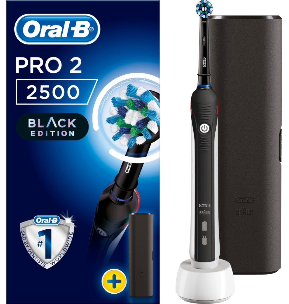 Oral-B Braun Pro 2 2500 Cross Action - Black Edition -        - 