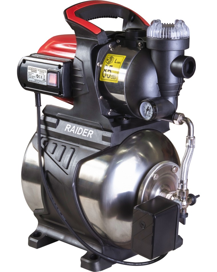Хидрофорна уредба Raider RD-WP1200S Inox Хидрофорна уредба Raider RD-WP1200S Inox - От серията Garden Tools -