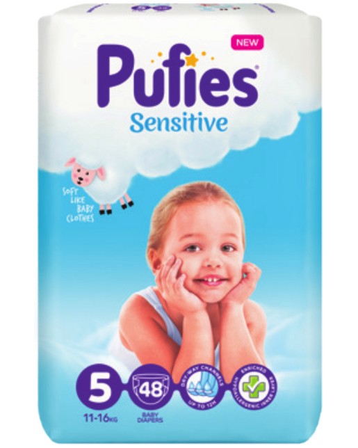  Pufies Sensitive 5 Junior - 48  76 ,   11-16 kg - 