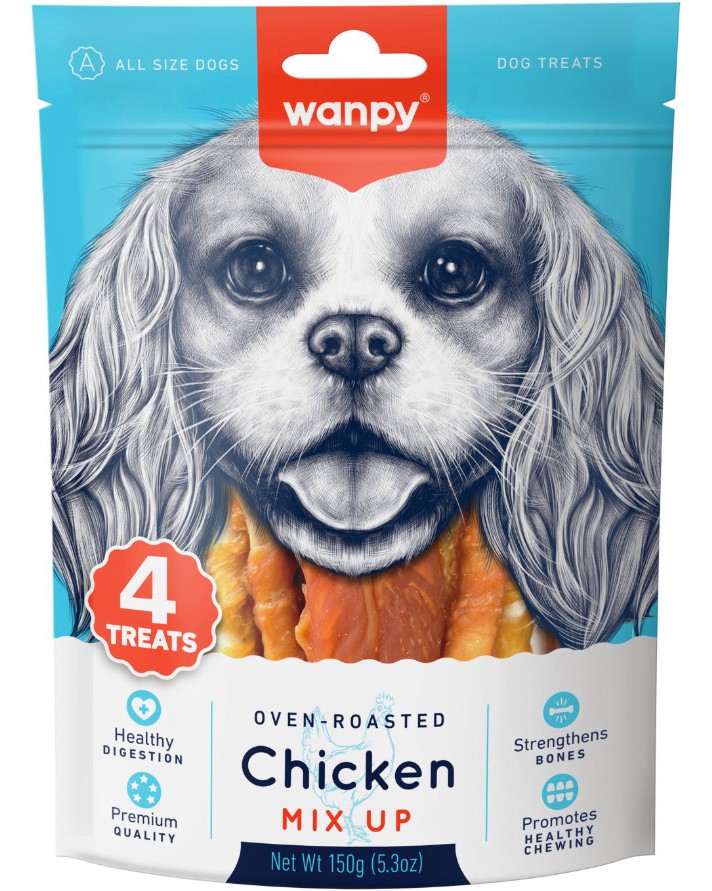    Wanpy Chicken Mix Up - 150 g,   - 