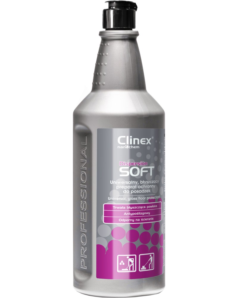 Акрилен препарат за полиране на подове Clinex Dispersion Soft Акрилен препарат за полиране на подове Clinex Dispersion Soft - 1 и 5 l - продукт