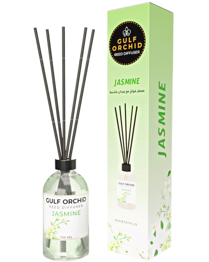 Арома дифузер с пръчици Gulf Orchid Jasmine Арома дифузер с пръчици Gulf Orchid Jasmine - С аромат на жасмин - продукт