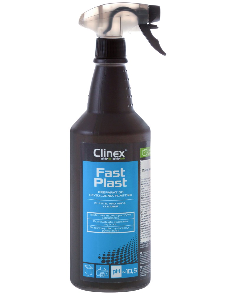Почистващ препарат за пластмаса Clinex FastPlast Почистващ препарат за пластмаса Clinex FastPlast - 1 l - почистващ препарат