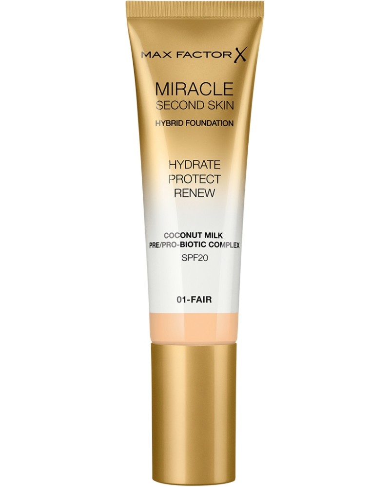 Max Factor Miracle Second Skin Foundation -        -   