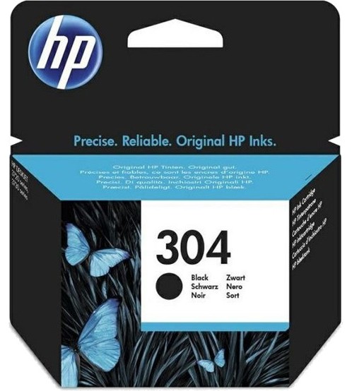 Касета с мастило за принтер HP 304 Black Касета с мастило за принтер HP 304 Black - 120 страници -