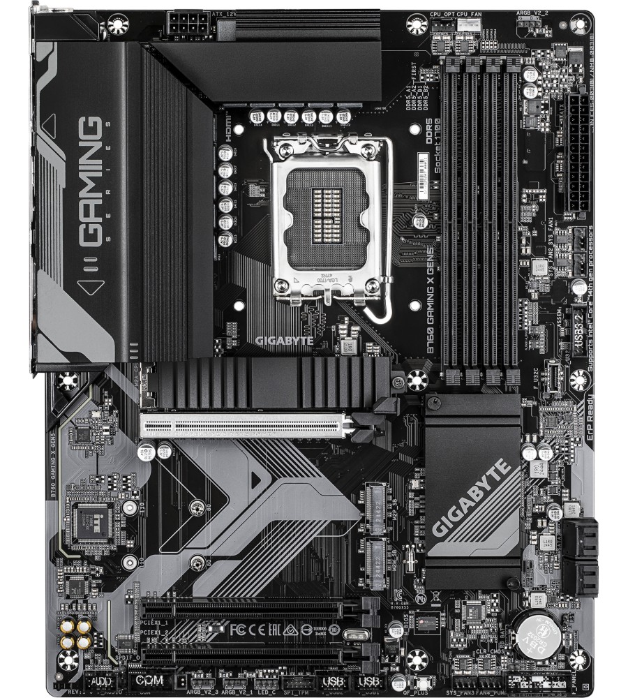 ����� ������ Gigabyte B760 Gaming X Gen 5 - LGA 1700, Intel B760, DDR5, ATX - 