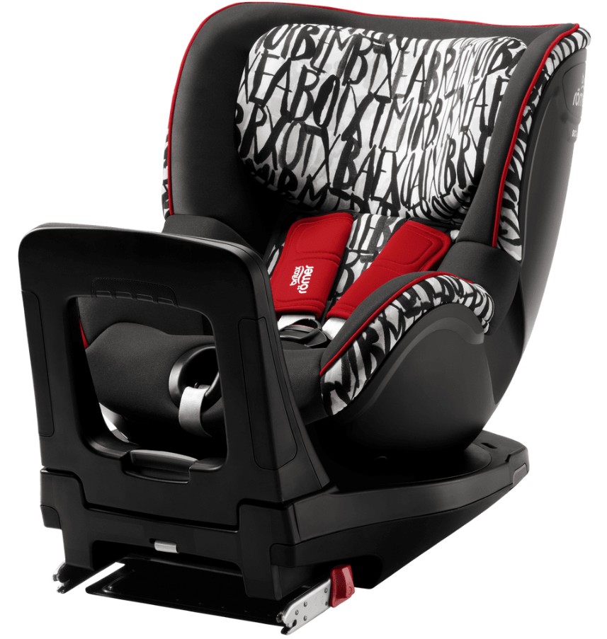 Детско столче за кола Römer Dualfix I-Size Letter Design Детско столче за кола Römer Dualfix I-Size Letter Design - За Isofix система, от 0 месеца до 18 kg - столче за кола