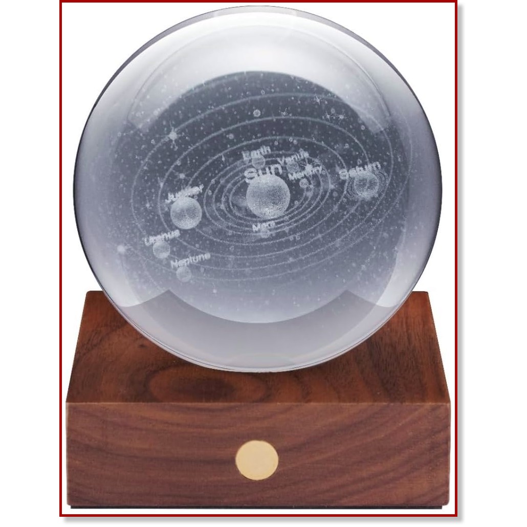   Gingko Solar System -   Amber Crystal Light  - 