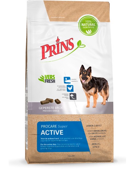 ��������� ���� ����� �� ������� ������ Prins Super Active - 3 ÷ 20 kg, � ������� � ������, �� ������� ProCare, �� 6 ������ �� 8 ������ - �����