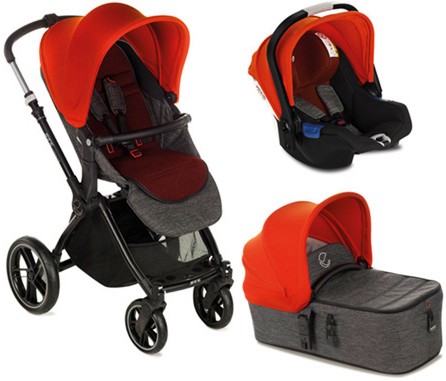 Бебешка количка 3 в 1 Jane Kawai Koos iSize Micro - С кош за новородено, лятна седалка, кош за кола, чанта и дъждобран - количка