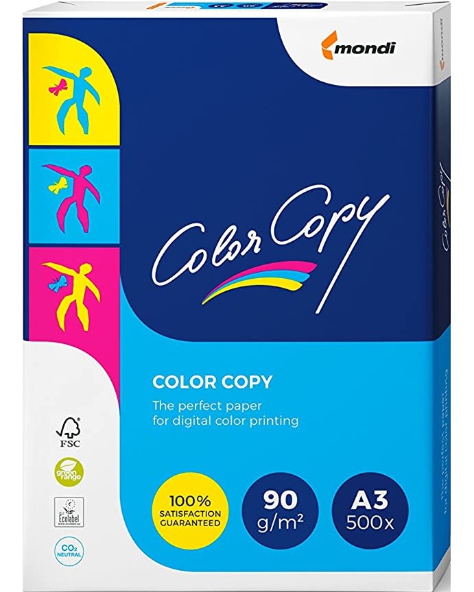  A3 Mondi Color Copy - 500 , 90 g/m<sup>2</sup>   160 -  