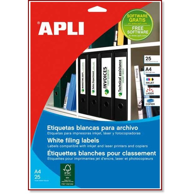 ���� ���� ������������ ������� �� ���������� Apli - 100 ������������� ������� � ������� 190 x 61 mm - 
