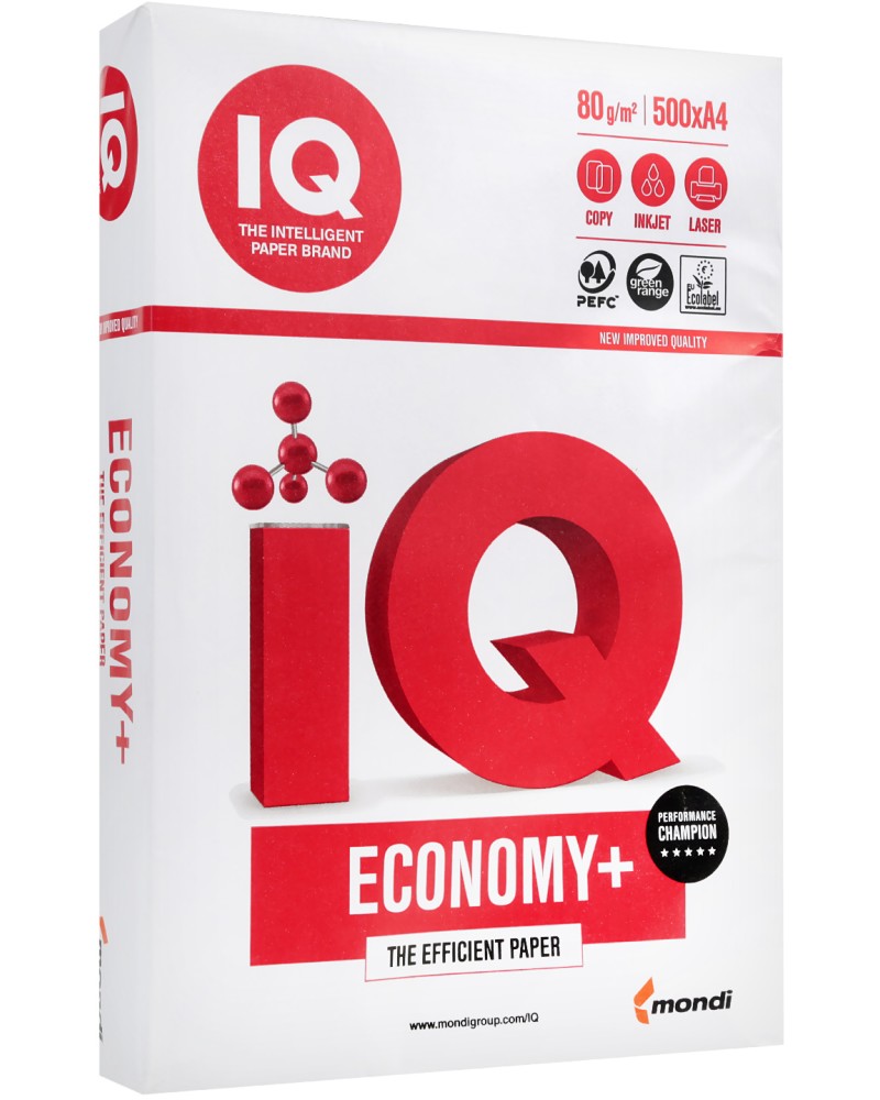   A4 Mondi IQ Economy+ - 500 , 80 g/m<sup>2</sup>   146 -  