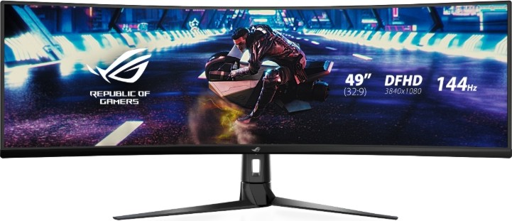  ASUS ROG Strix XG49VQ - 49", VA, 144 Hz, 32:9, 3840 x 1080, 4 ms, 2 x HDMI, DisplayPort,  AMD FreeSync Premium Pro - 