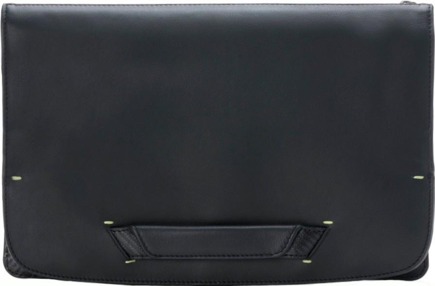 Мъжка кожена чанта Pininfarina Segno Carbon Мъжка кожена чанта Pininfarina Segno Carbon - С RFID защита от колекцията Folio -