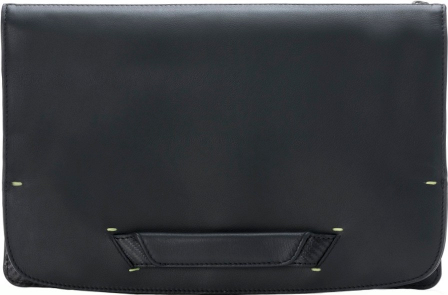 Мъжка кожена чанта Pininfarina Segno Carbon - С RFID защита от колекцията Folio - 