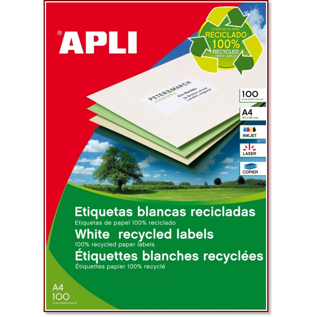      Apli - 2400     70 x 35 mm - 