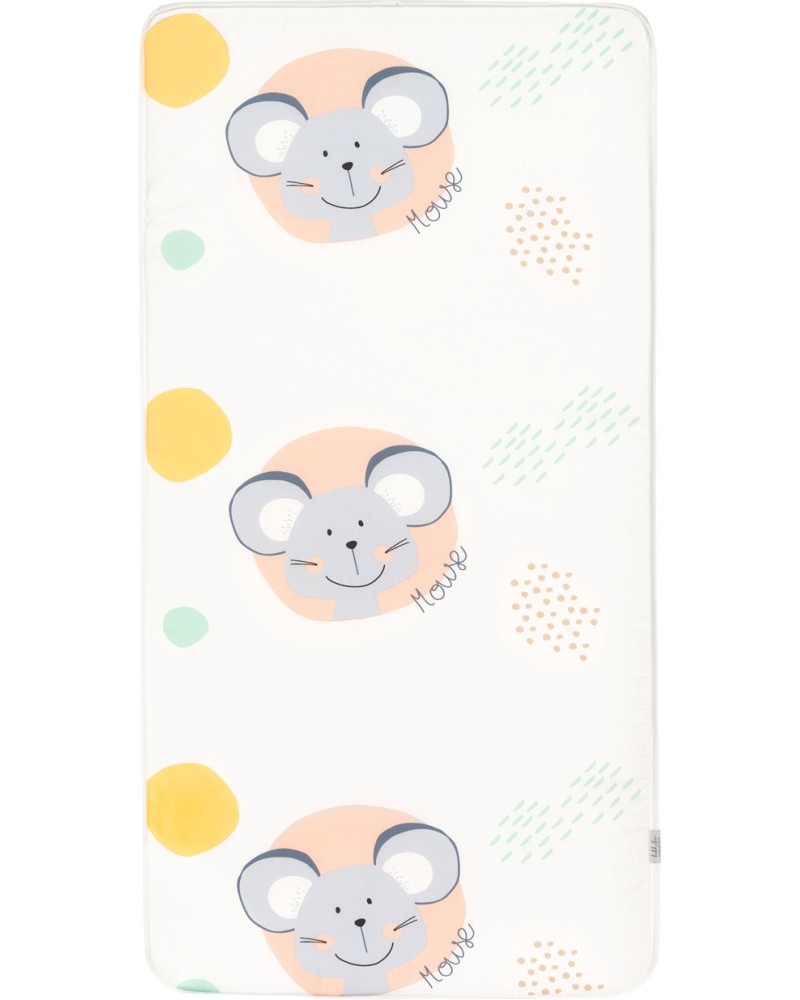 Матрак за бебешко легло Kikka Boo Fantasia Plus Матрак за бебешко легло Kikka Boo Fantasia Plus - 60 / 120 / 5 cm, oт колекцията New Friends - продукт