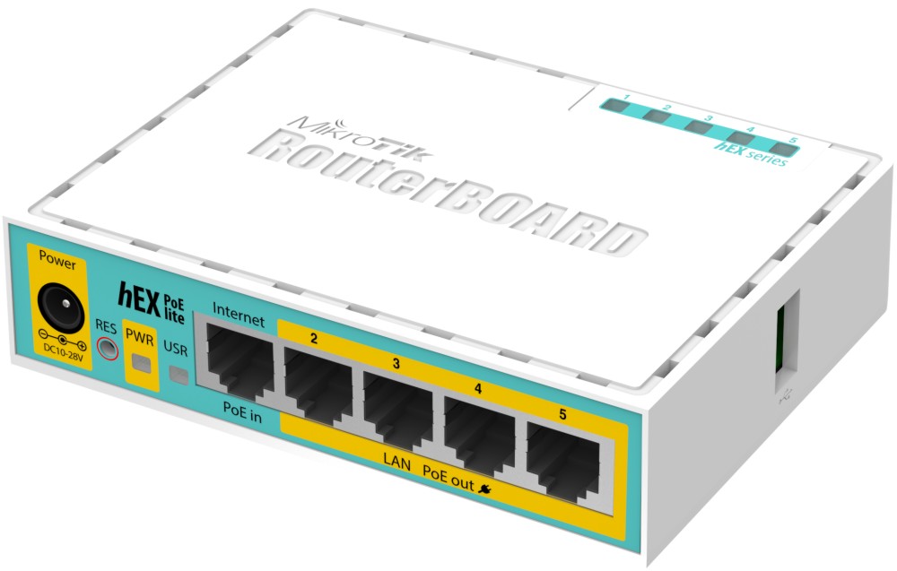  MikroTik hEX PoE lite RB750UPr2 - 