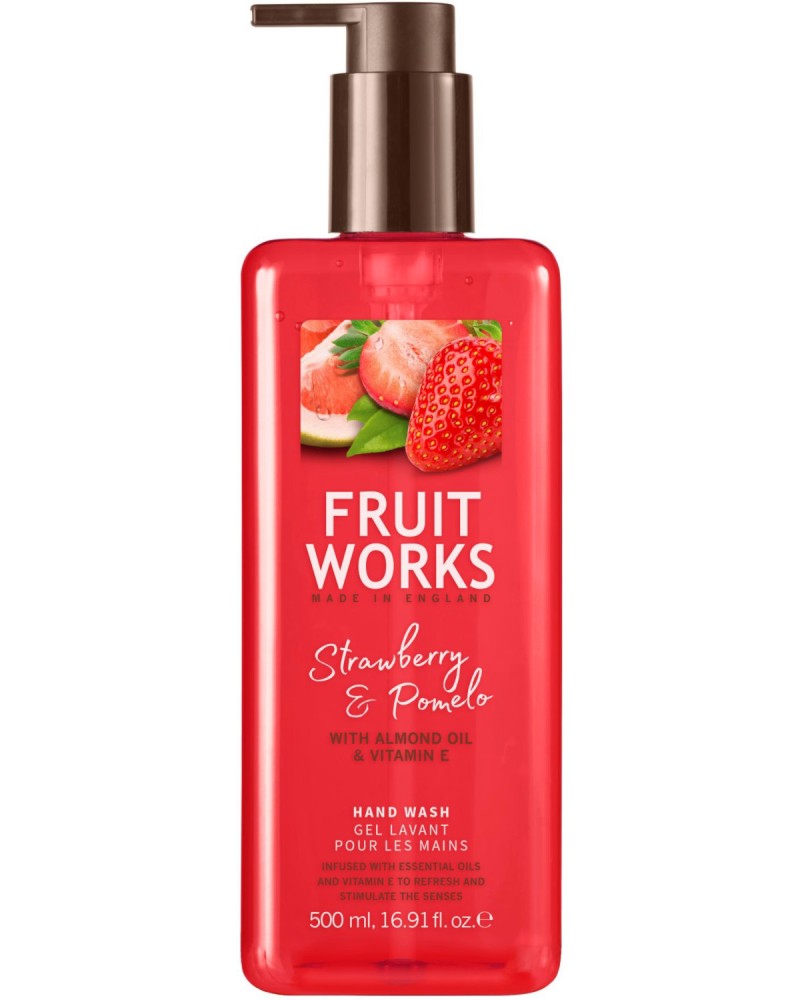 Fruit Works Strawberry & Pomelo Hand Wash -     Strawberry & Pomelo - 