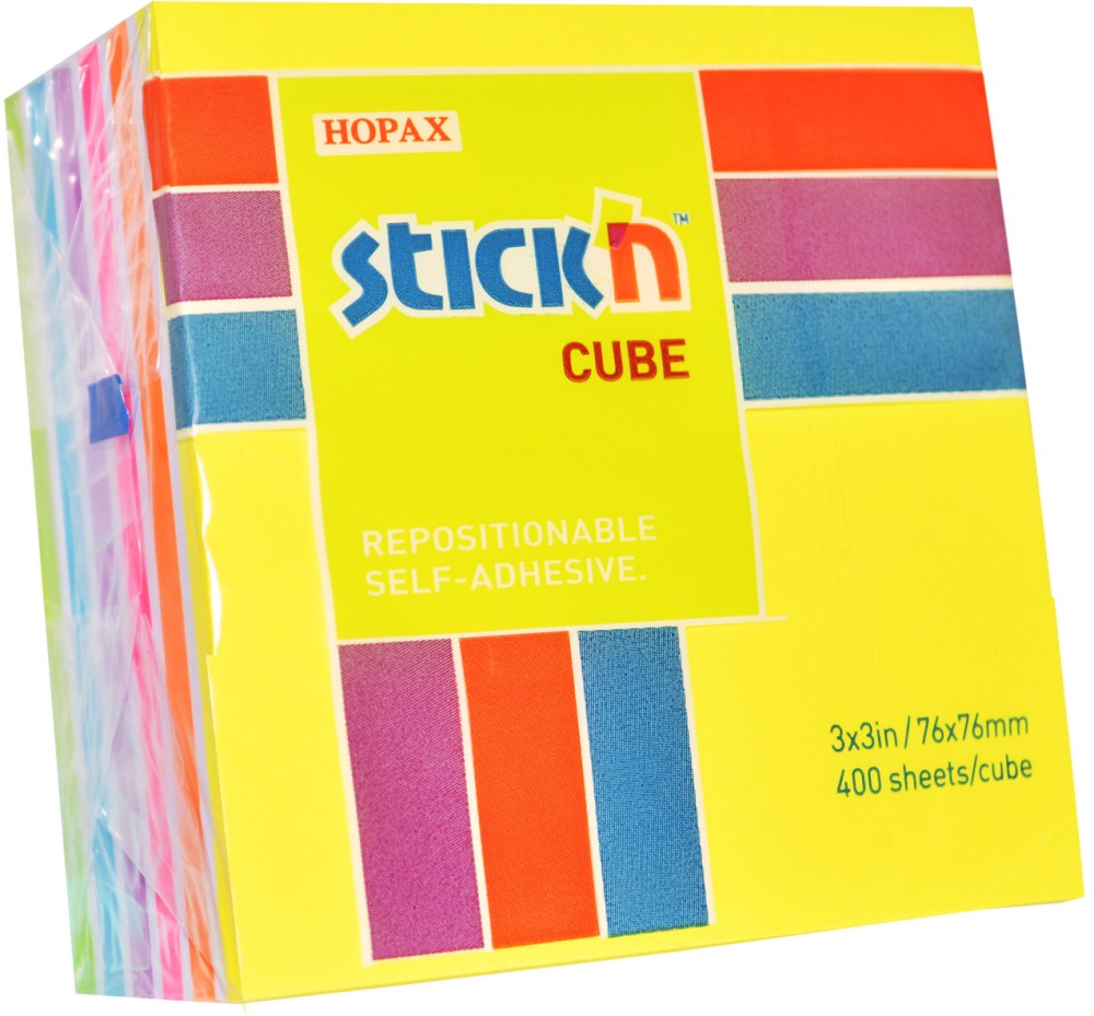 ������������� �������� � ������� ������� Stick'n - 400 �������� � ������� 7.6 x 7.6 cm - 