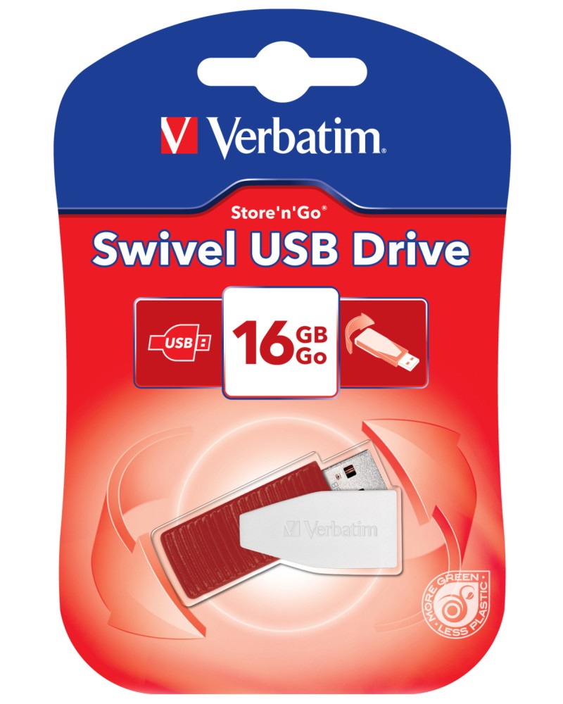 USB 2.0   16 GB Verbatim Swivel - 