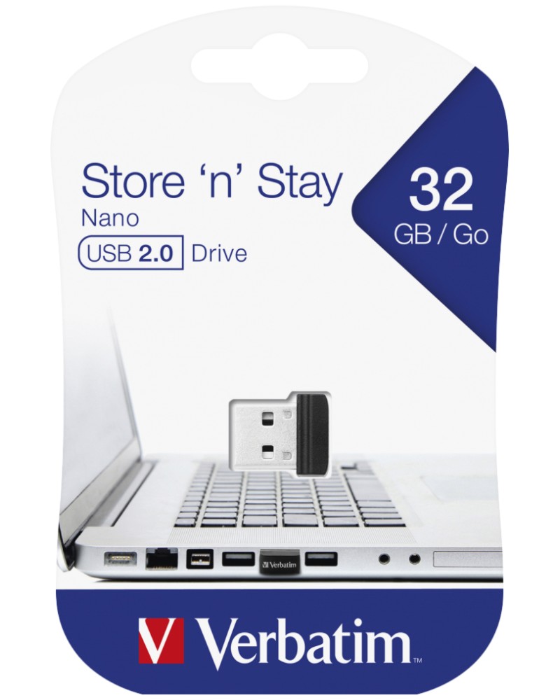USB 2.0 флаш памет 32 GB Verbatim Nano USB 2.0 флаш памет 32 GB Verbatim Nano -
