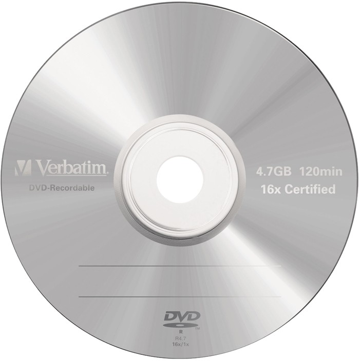 DVD-R Verbatim 4.7 GB -      16x - 