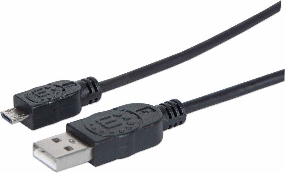 Кабел USB 2.0 Type-A male към USB Micro-B Manhattan Кабел USB 2.0 Type-A male към USB Micro-B Manhattan - 1.8 m -