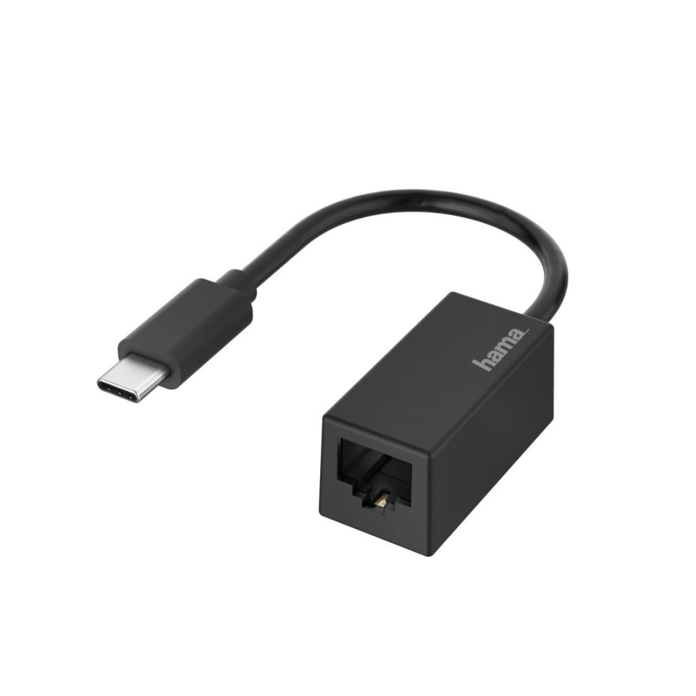  USB-C male  RJ45 female Hama - 