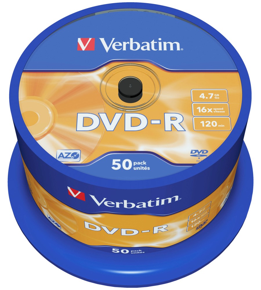 DVD-R Verbatim 4.7 GB - 50       16x - 