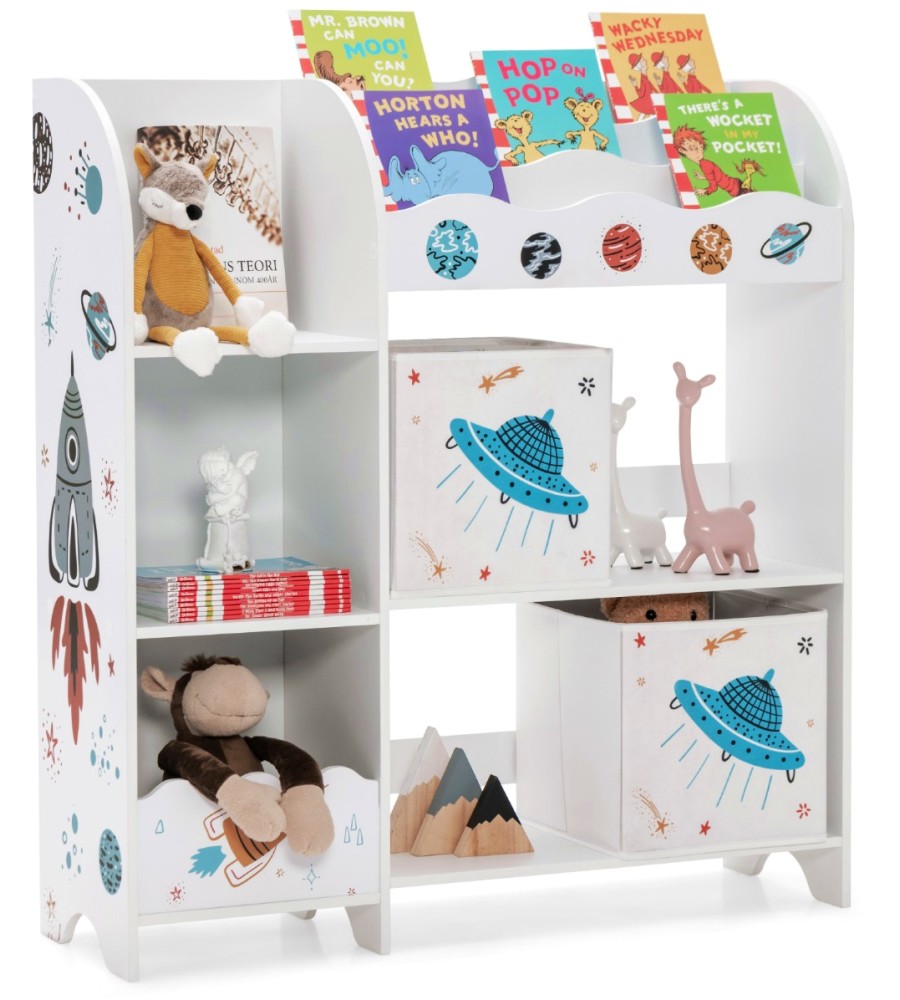 Етажерка за книги и играчки Costway Етажерка за книги и играчки Costway - 93 / 102 / 30 cm - продукт