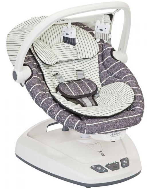 Електрическа бебешка люлка Graco Move with Me Електрическа бебешка люлка Graco Move with Me - С вибрация, 10 мелодии и 5 звука от природата - продукт