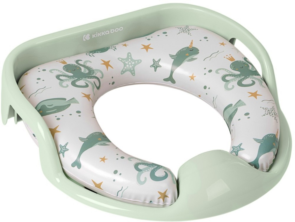Детска мека седалка за тоалетна с дръжки Kikka Boo Sea World Детска мека седалка за тоалетна с дръжки Kikka Boo Sea World - продукт