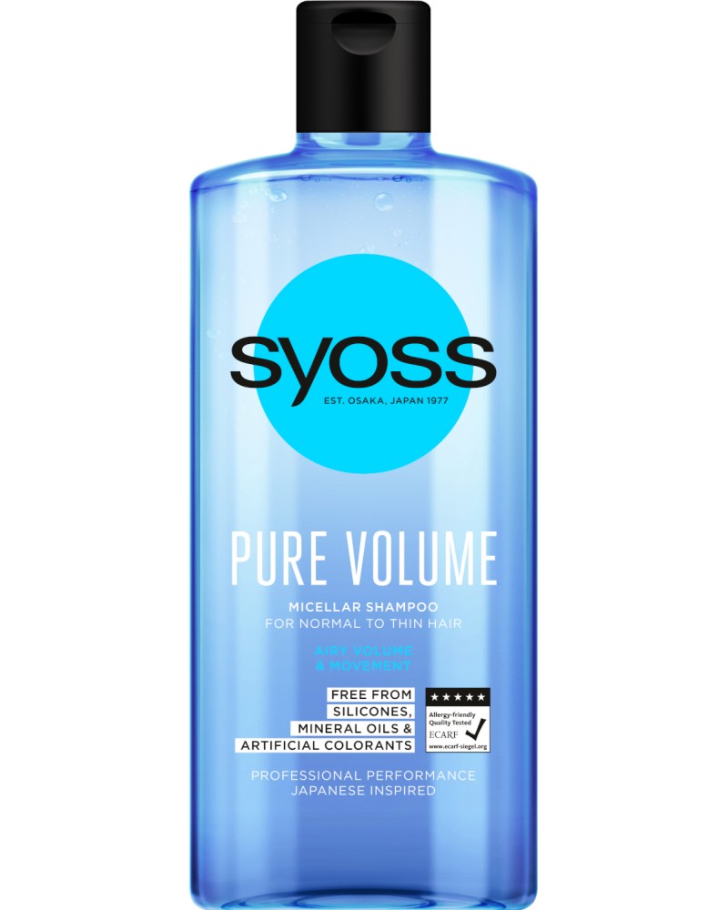Syoss Pure Volume Micellar Shampoo -          - 