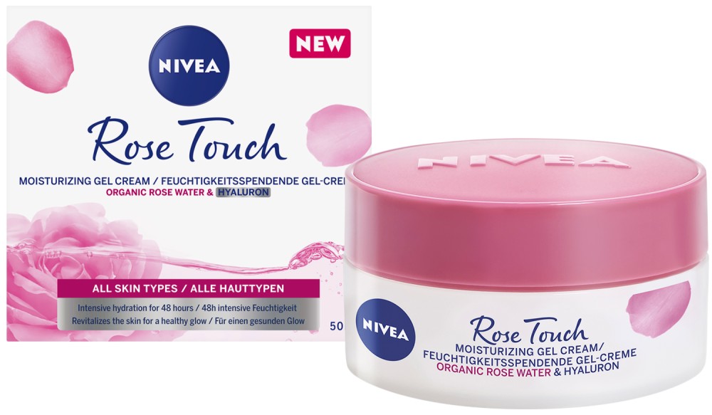 Nivea Rose Touch Moisturising Gel Cream -         Rose Touch - 