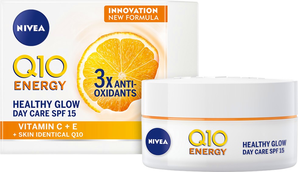 Nivea Q10 Energy Healthy Glow Day Care SPF 15 -        Q10 Energy - 