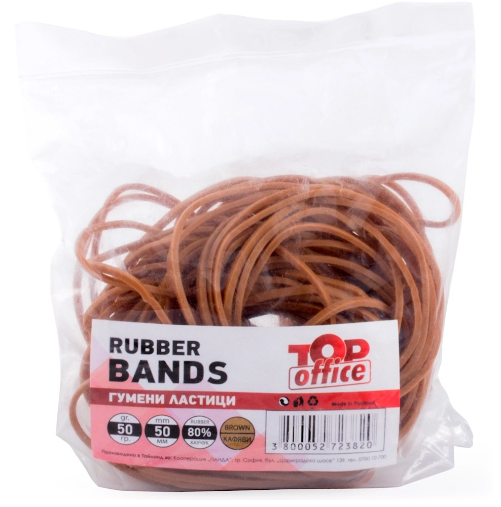 Гумени ластици Top Office Гумени ластици Top Office - 50 g с ∅ 50 mm -
