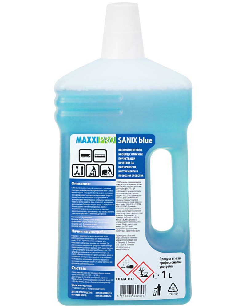    MAXXI PRO Sanix Blue - 1  5 l - 