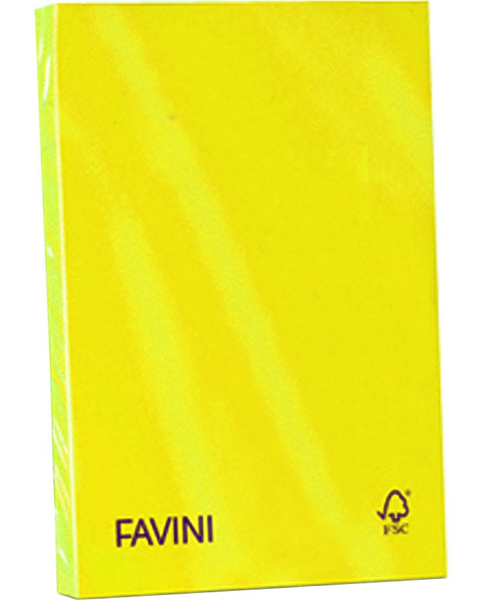 Копирна хартия A4 в наситени цветове Favini - 100 листа, 80 g/m<sup>2</sup> - 